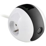 Multiprise watt and co wattball blanc - noir