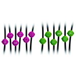 Otio - pack de 12 clips d'identification des cbles - 760003