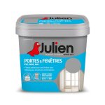 Peinture portes et fentres satin julien titanium 0, 75 l