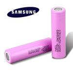 Pile accus 18650 rechargeable 2600mah 3. 7v li - ion t�te plate