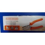 Pince universelle ergonomique 180 mm black decker