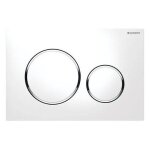 Plaque de d�clenchement sigma 20 - blanc et chrom�