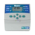 Programmateur d'arrosage intérieur hunter elc, 4 zones d'arrosage électrique, elc - 401 Programmateur d'arrosage intérieur hunter elc, 4 zones d'arrosage électrique, elc - 401