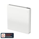 Radiateur connect lectrique  inertie sche goodhome iriya blanc 1000w horizontal