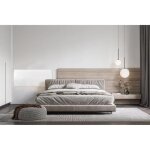 Radiateur �lectrique fixe a inertie seche c�ramique 2000w oceanic rubis - fa�ade verre - blanc - nf