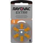 Rayovac blister de 6 piles bouton extra advanced zinc - air 1. 4 v pr48 / 13a