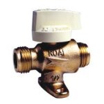 Robinet roai double m�le 15x21 r�f 0295512