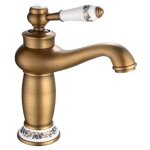 Rousseau mitigeur lavabo marple vieux bronz�