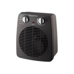 Rowenta compact power so 2210 - ventilateur / chauffage - mobile - gris brun