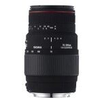 Sigma 70 - 300mm f4 - 5. 6 apo dg macro, nikon objectif macro noir