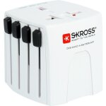 Skross adaptateur de voyage 150 pays - 2 ples