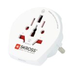 Skross adaptateur de voyage prises monde vers france