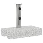 Socle de parasol rectangulaire 45 x 25 x 38, 5 cm stable el�gant en granite gris helloshop26 02 0045884 ...