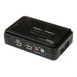 Startech. com kit commutateur kvm usb vga  2 ports avec audio et cbles - switch cran clavier souris ...