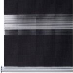 Store enrouleur colours elin jour nuit gris 45 x 180 cm