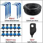 Systme d'irrigation pour serre, ensemble de 10 ou 20, flche 2 - sens de goutte  goutte, metteur de ...