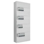Tableau 4 rang�es pr� - �quip� 2 inter. diff. 63a + 2 inter. diff. 40a + 16 disjoncteurs - siemens ingenuity ...