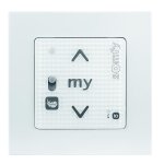 Tlcommande somfy smoove sensitif rs100 io pure + cadre (rf : 1811321)