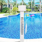 Thermom�tre flottant portable pour piscine, spa, jacuzzi, mesure de la temp�rature des �tangs � poissons ...