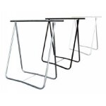 Treteau metallique 74x64cm noir