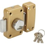 Verrou de securite bouton pour porte de 35 a 40 mm Verrou de securite bouton pour porte de 35 a 40 mm
