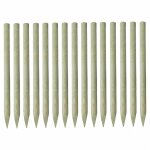 Vidaxl poteau de clture pointu 15 pcs pin imprgn 4 x 150 cm