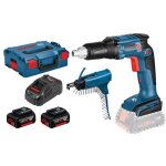 Visseuse plaquiste bosch gsr - 18v - ec te - 2 batteries 18v 5. 0 ah, chargeur, coffret + chargeurma55 ...