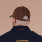 Casquette ruckfield essentiel marron