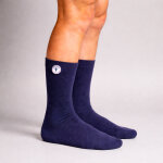 Chaussettes unies ruckfield bleu marine
