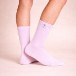 Chaussettes unies ruckfield rose