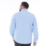 Chemise no - iron  manches longues ruckfield essentiel bleu ciel