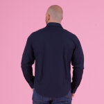 Chemise no - iron  manches longues ruckfield essentiel bleu marine