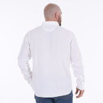 Chemise lin ruckfield  manches longues blanc