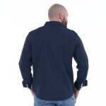 Chemise maison de rugby  manches longues ruckfield bleu marine