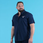 Chemise à manches courtes bleu marine ruckfield flowers of rugby Chemise à manches courtes bleu marine ruckfield flowers of rugby
