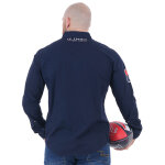 Chemise à manches longues ruckfield french rugby club bleu marine Chemise à manches longues ruckfield french rugby club bleu marine