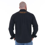 Chemise à manches longues ruckfield maison de rugby noir Chemise à manches longues ruckfield maison de rugby noir