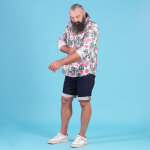 Chemise à manches longues ruckfield tropical rugby blanc cassé Chemise à manches longues ruckfield tropical rugby blanc cassé