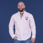 Chemise rose club ruckfield  manches longues