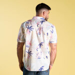 Chemisette blanche  motifs ruckfield iwi of pacific