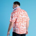 Chemisette corail  motif flowers of rugby ruckfield