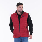 Doudoune rversible sans manche maori ruckfield noir / rouge
