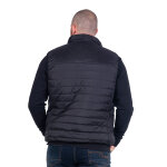 Doudoune sans manches rversible orange / noire