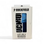 Lot de 2 boxers ruckfield essentiels bleu turquoise / bleu marine