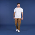 Pantalon cargo beige