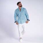 Pantalon en lin ruckfield blanc