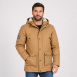 Parka sherpa ruckfield rugby camps beige fonc�