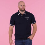 Polo bleu marine  manches courtes ruckfield le club