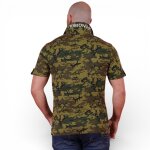 Polo camouflage � manches courtes ruckfield new zealand army