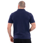 Polo essentiel  manches courtes marine